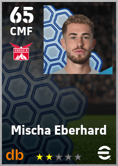 Mischa Eberhard eFootball player card
