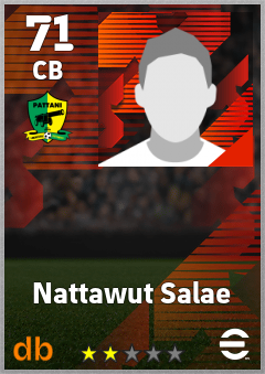 Nattawut Salae — CB, OVR 71, MAX 71