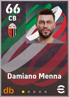 Damiano Menna — CB, OVR 66, MAX 66