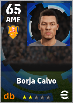 Borja Calvo — AMF, OVR 65, MAX 65