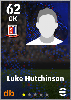 Luke Hutchinson — GK, OVR 62, MAX 62