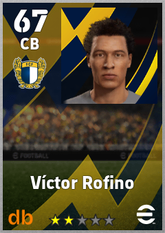 Víctor Rofino — CB, OVR 67, MAX 67