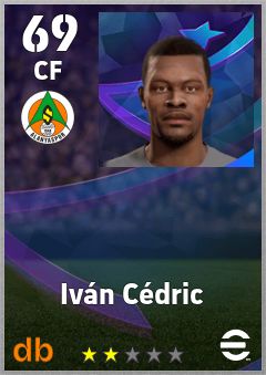 Iván Cédric — CF, OVR 69, MAX 69