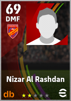 Nizar Al Rashdan — DMF, OVR 69, MAX 69