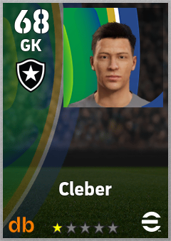 Cleber — GK, OVR 68, MAX 68
