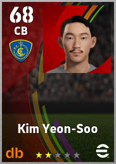 Kim Yeon-Soo — CB, OVR 68, MAX 68
