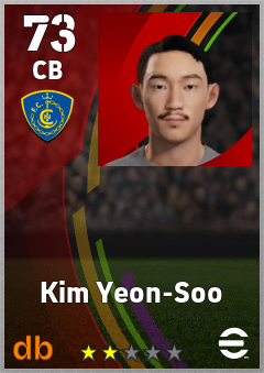 Kim Yeon-Soo — CB, OVR 73, MAX 73