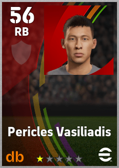 Pericles Vasiliadis eFootball player card