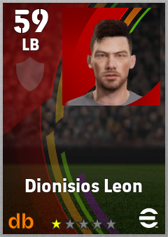 Dionisios Leon — LB, OVR 59, MAX 59