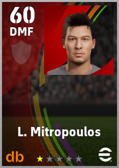 L. Mitropoulos — DMF, OVR 60, MAX 60