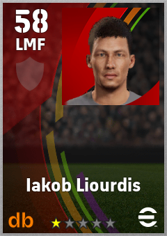 Iakob Liourdis — LMF, OVR 58, MAX 58