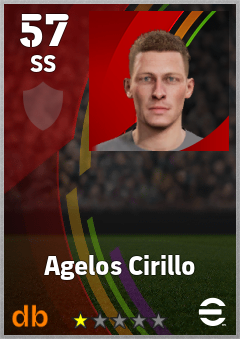 Agelos Cirillo eFootball player card