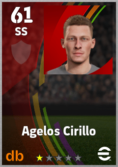 Agelos Cirillo — SS, OVR 61, MAX 61