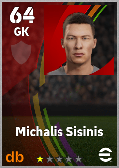 Michalis Sisinis eFootball player card