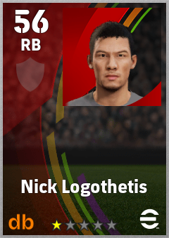 Nick Logothetis eFootball player card