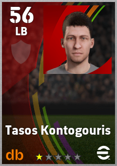 Tasos Kontogouris eFootball player card