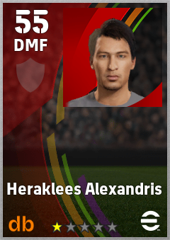 Heraklees Alexandris eFootball player card