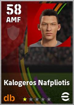 Kalogeros Nafpliotis — AMF, OVR 58, MAX 58