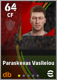 Paraskevas Vasileiou eFootball player card