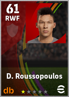 D. Roussopoulos — RWF, OVR 61, MAX 61