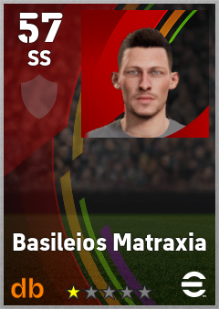 Basileios Matraxia eFootball player card