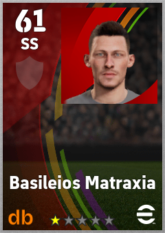 Basileios Matraxia — SS, OVR 61, MAX 61