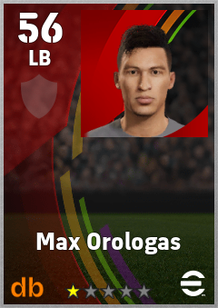 Max Orologas eFootball player card