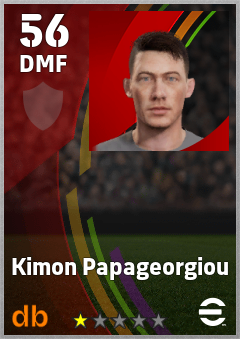 Kimon Papageorgiou eFootball player card