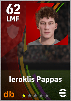 Ieroklis Pappas eFootball player card