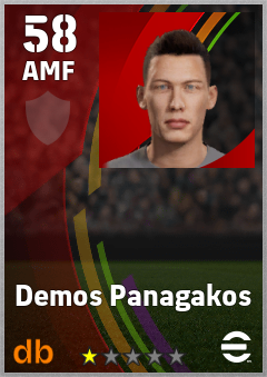 Demos Panagakos — AMF, OVR 58, MAX 58