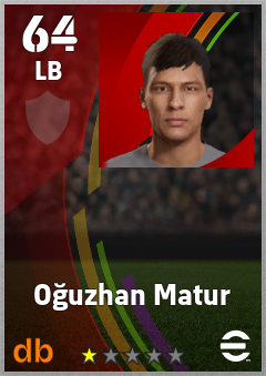 Oğuzhan Matur — LB, OVR 64, MAX 64