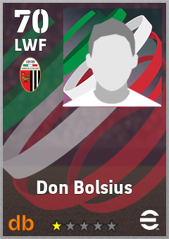Don Bolsius eFootball player card