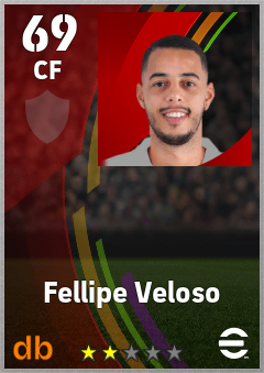 Fellipe Veloso — CF, OVR 69, MAX 69