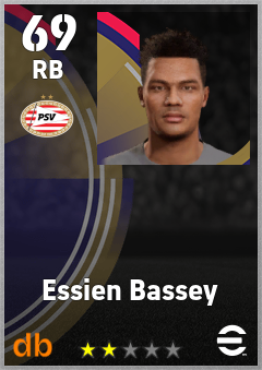 Essien Bassey — RB, OVR 69, MAX 69