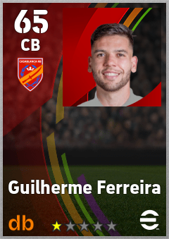 Guilherme Ferreira — CB, OVR 65, MAX 65