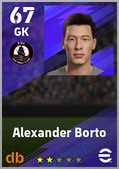 Alexander Borto — GK, OVR 67, MAX 67