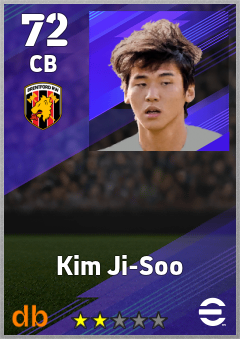 Kim Ji-Soo — CB, OVR 72, MAX 72
