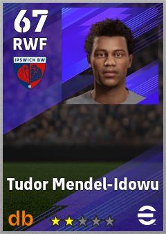 Tudor Mendel-Idowu — RWF, OVR 67, MAX 67