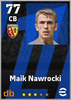 Maik Nawrocki — CB, OVR 77, MAX 77