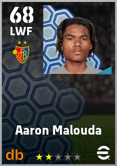 Aaron Malouda — LWF, OVR 68, MAX 68