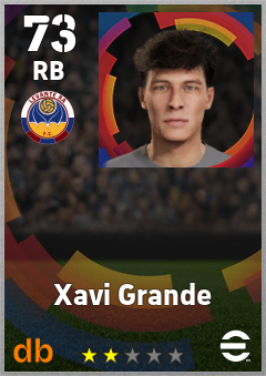 Xavi Grande — RB, OVR 73, MAX 73
