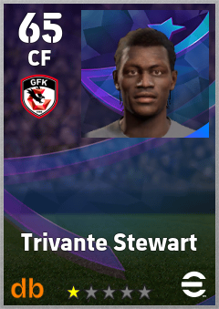Trivante Stewart — CF, OVR 65, MAX 65
