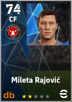 Mileta Rajović eFootball player card
