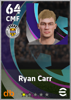 Ryan Carr — CMF, OVR 64, MAX 64