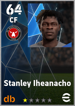 Stanley Iheanacho — CF, OVR 64, MAX 64