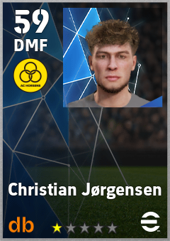 Christian Jørgensen eFootball player card