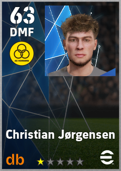 Christian Jørgensen eFootball player card