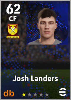 Josh Landers — CF, OVR 62, MAX 62