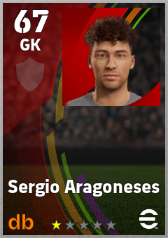Sergio Aragoneses eFootball player card