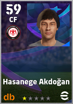 Hasanege Akdoğan eFootball player card